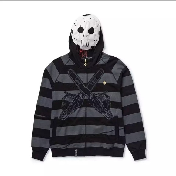 LRG Lifted Research Group "Friday The 47th" Zip Hoodie (Black) Sweatshirt Jacket - Picture 1 of 4